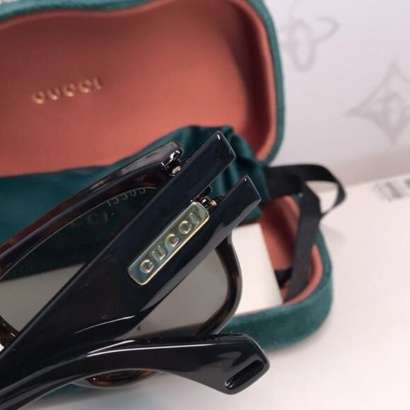 New Authentic Gucci Tortoise Shell Sunglasses GG0664s 004 - Picture 12 of 12